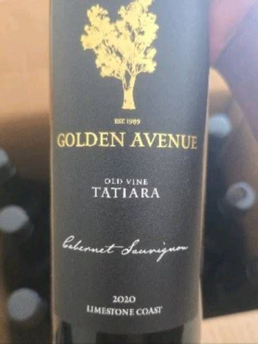 Golden Avenue Old Vine Tatiara Cabernet Sauvignon Vivino Us