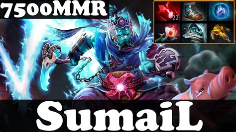 Dota 2 SumaiL 7500 MMR Plays Storm Spirit Vol 2 Ranked Match