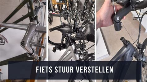 Fiets Stuur Verstellen Verschillende Fietssturen Omhoog Zetten