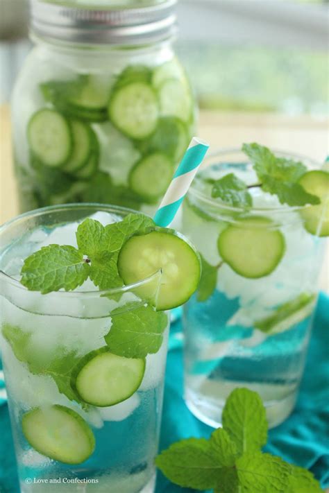 Cucumber Mint Water - Love and Confections