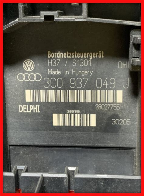 Modul Calculator Confort BCM VW Passat B6 3C0 937 049 J 3C0937049J