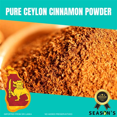 Pure Ceylon Cinnamon Powder Serbuk Kulit Kayu Manis Sri Lanka