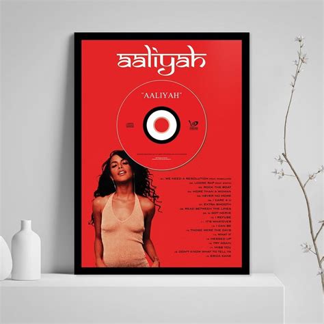 Aaliyah 'Aaliyah' ALbum Poster, Aaliyah album cover Wall Art sold by Ben Holko | SKU 43104285 ...