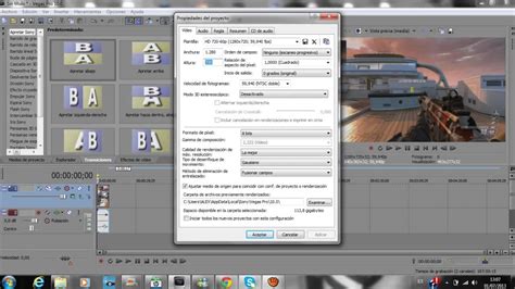 Tutorial Sony Vegas Crear Plantilla Y Renderizar Hd Youtube