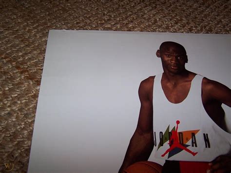 Vintage Nike Michael Jordan Poster 1992 Hare Jordan With Bugs Bunny 24