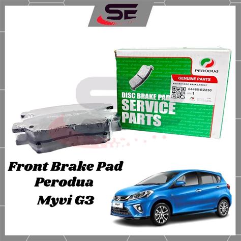 PERODUA Brake Pad New Myvi 1 3 1 5cc Myvi Gen3 Myvi G3Front Disc Brake