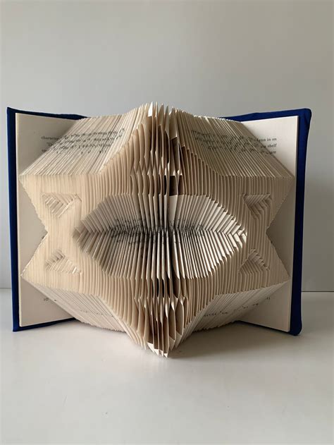 Folded Book Art Book Sculpture Unique Book Art Bar Mitzvah Etsy