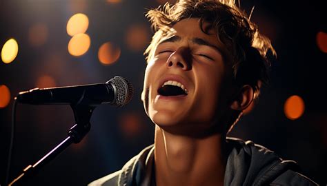 person singing musician performing happiness  stage young