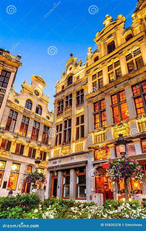 Grand Place Bruxelles Belgium Stock Photo Image Of History