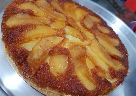 Torta Invertida De Manzana Y Pera Receta De Siomi Cai Cookpad