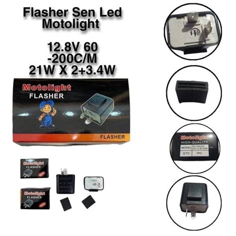 Jual Flasher Motolight Sen Relay Atur Kecepatan Kedip Flaser Sein