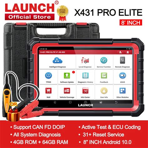 LAUNCH X431 PRO ELITE Car Diagnostic Tools Auto OBD OBD2 Scanner All