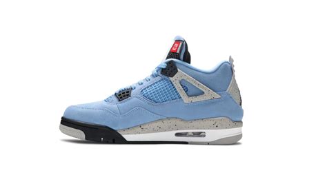 Jordan 4 Retro University Blue The Girls Fashion