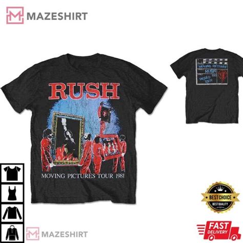 Rush Band Moving Pictures Tour Gift For Fan Shirt