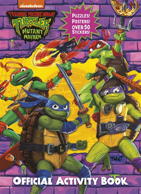 Teenage Mutant Ninja Turtles Mutant Mayhem The Official Activity Book English Edition Toys