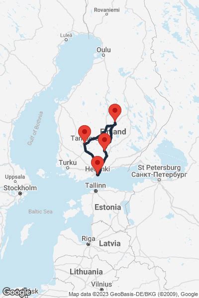 A Day In Tampere Walking Route Visit Lakeland Finland