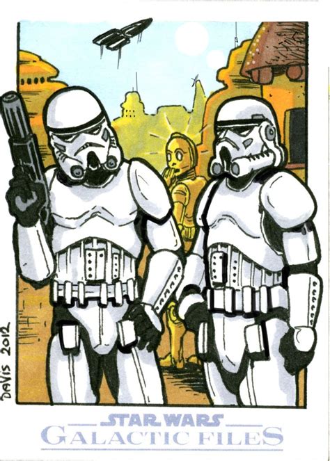 Drawn Under My Star Wars Galactic Files Sketch Cards On EBay