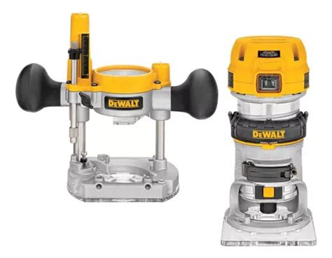 Kit De Router Dewalt Dwp611pk Con Base Fija Y Sumergida De 1 Meses