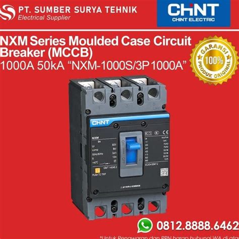 Jual Moulded Case Circuit Breaker Mccb Nxm 1000S 3P 1000A 50Ka