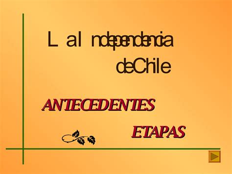 Independencia De Chile Ppt