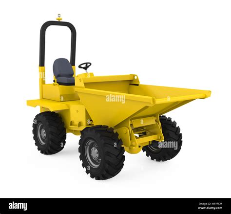 Mini Dumper Truck Isolated Stock Photo - Alamy