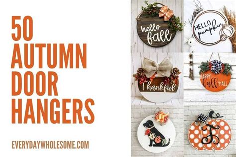 50 Best Fall Signs Autumn Door Hangers Fall Decor Fall Diy Door