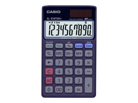 Casio Sl Ter Casio Sl Ter Calculatrice Poche Calculatrice