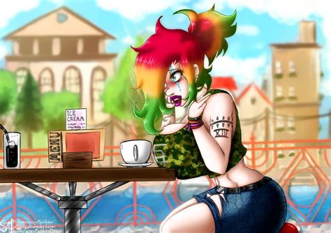 Sai at the café OC By schinkn on Itaku