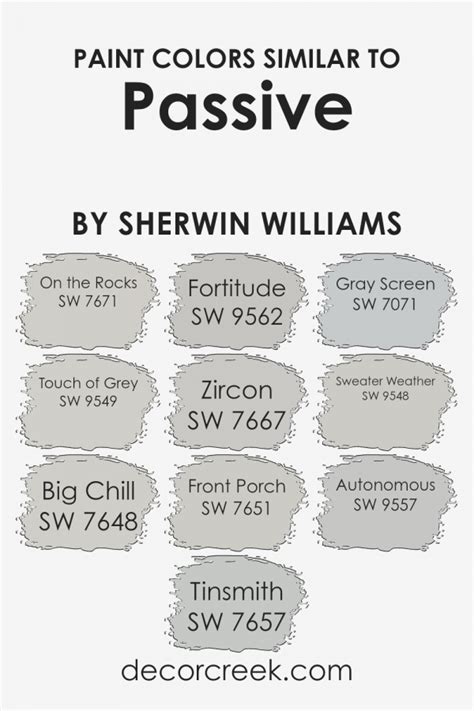 Passive Sw 7064 Paint Color By Sherwin Williams Decorcreek