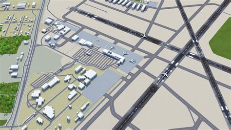 Abraham Lincoln Capital Airport Springfield 10km - 3D Model by 3dstudio