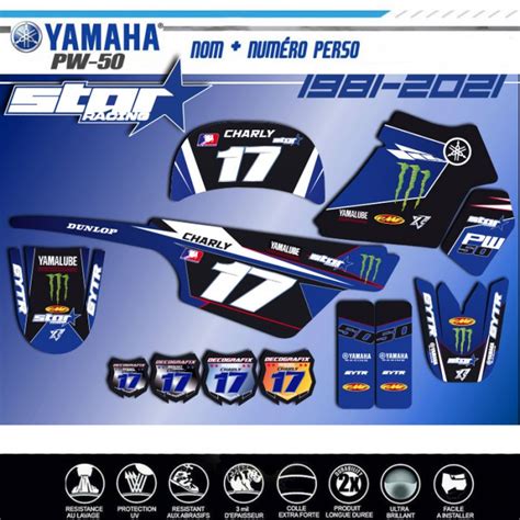 Decografix Vous Propose Un Kit Deco Yamaha Pw Red Bull