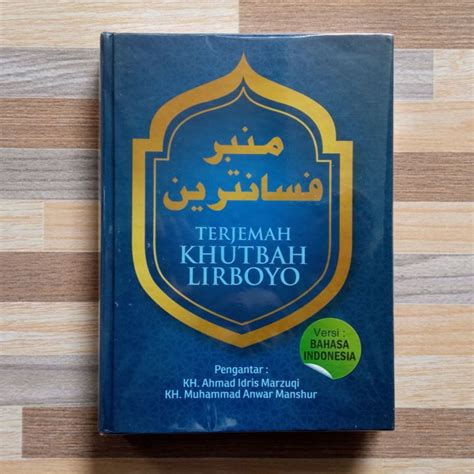 Mimbar Pesantren Terjemah Khutbah Lirboyo Versi Bahasa Indonesia