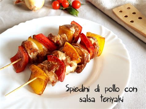 Spiedini Di Pollo Con Salsa Teriyaki