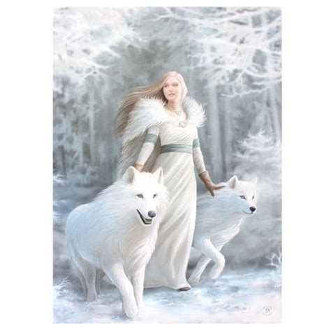 Fosshop Large Winter Guardian Wall X Cm Anne Stokes