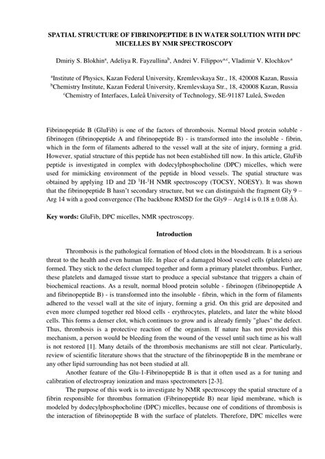 (PDF) Journal of Molecular Structure