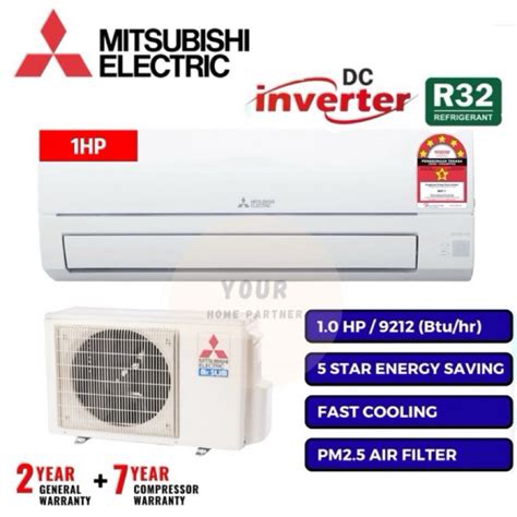 Mitsubishi Electric Mr Slim Inverter Air Cond Hp Hp Hp Hp Js