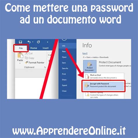 Mettere Una Password Ad Un Documento Word Guide Microsoft Office E