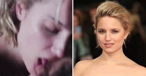 WATCH Glee S Dianna Agron Goes Nude In Raunchy Girl On Girl Sexfest