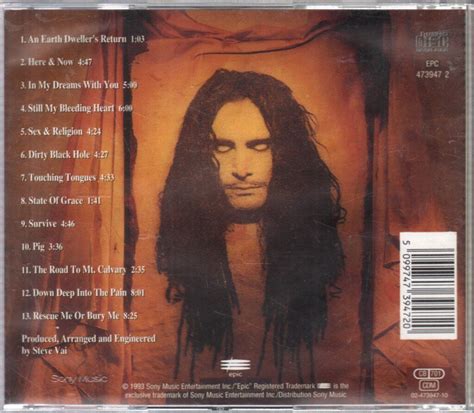 Steve Vai Sex And Religion CD Europe Epic 1993 4739472 5099747394720 EBay