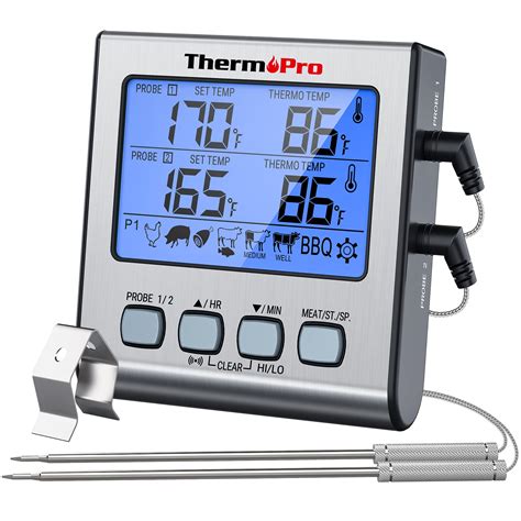 Amazon Thermopro Tp Dual Probe Digital Cooking Meat Thermometer