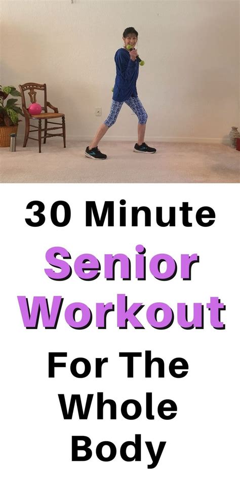 30 Minute Senior Workout Warm Up Stretch Weights Fitness With