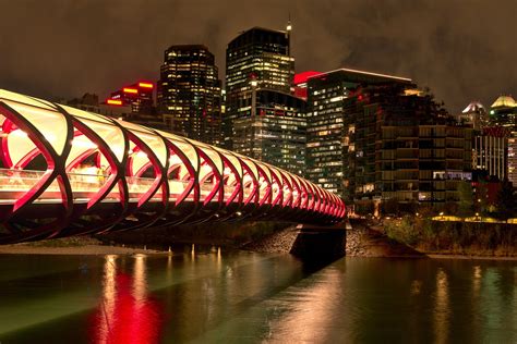 Peace Bridge Calgary Night - Free photo on Pixabay - Pixabay