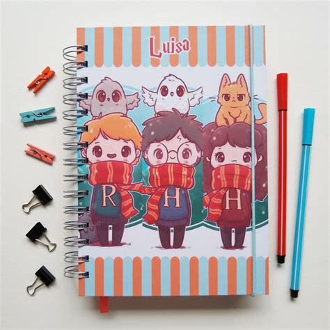 Agenda 2023 Personalizada Harry Potter Hermione E Rony Elo7