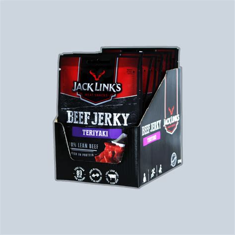 Jack Links Beef Jerky Teriyaki 12 X 25g Experience Unique Jerky