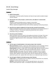 Lesson Key Concepts Bio Docx Bio Human Biology Lesson