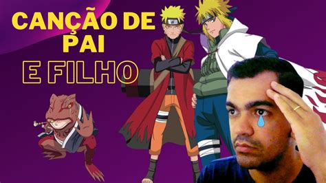 React Rap Do Minato E Naruto Cançao De Pai E Filho Youtube