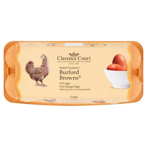 Clarence Court Burford Brown Large Free Range Eggs Ocado