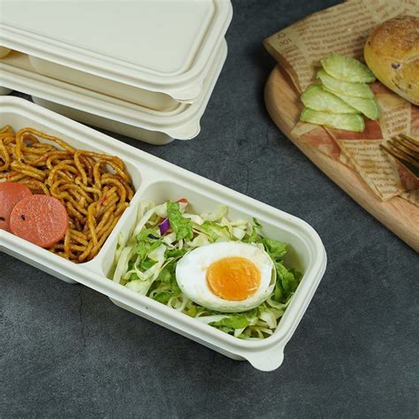 Biodegradable Custom Takeaway Bagasse Disposable One Two Four