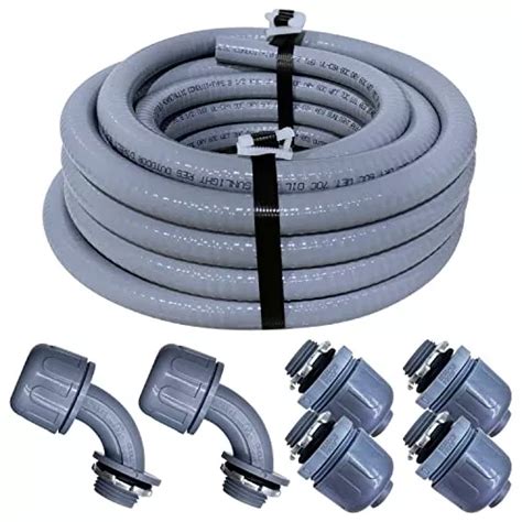 Conduit Flexible De 1 Pulgada Sin Metal Y Kit De Conect Cuotas Sin