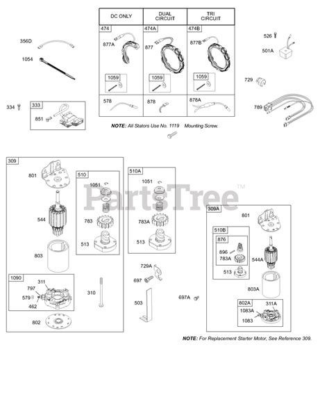 Briggs And Stratton 28r707 1120 E1 Briggs And Stratton Vertical Engine Alternator Ignition Wires